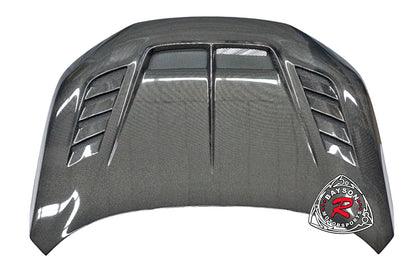 VR Style (Double Sided Carbon Fiber) Hood For 2023-2025 Honda Civic Type R (FL5)