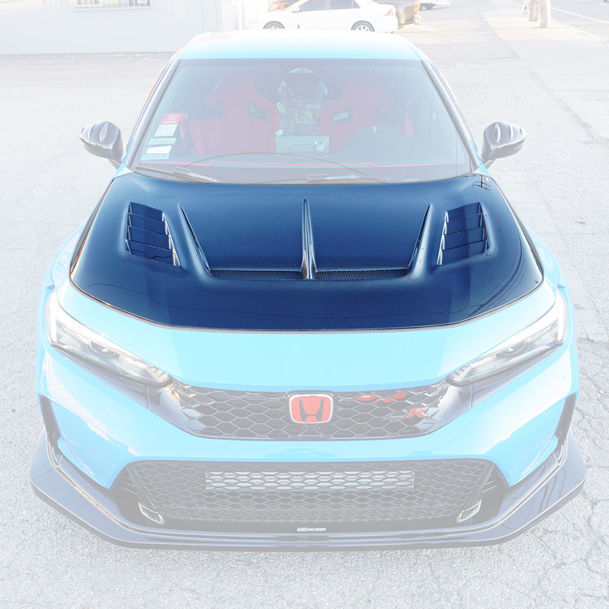 VR Style (Double Sided Carbon Fiber) Hood For 2023-2025 Honda Civic Type R (FL5)