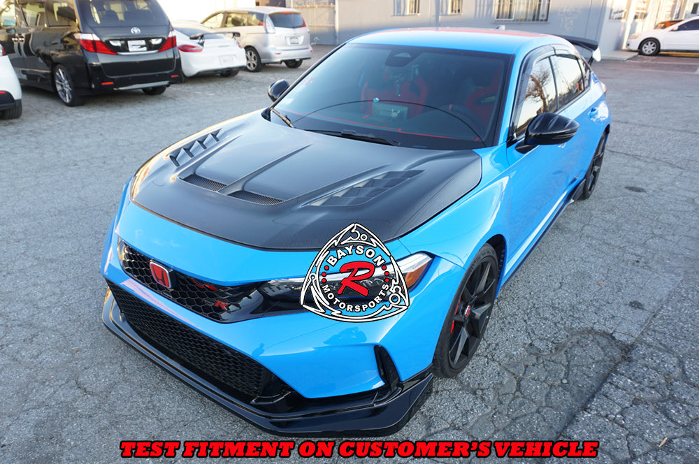 VR Style (Carbon Fiber) Hood For 2023-2025 Honda Civic Type R (FL5)