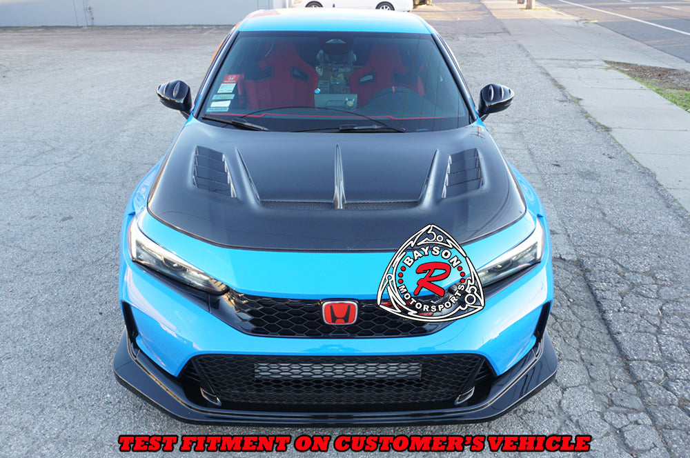 VR Style (Carbon Fiber) Hood For 2023-2025 Honda Civic Type R (FL5)