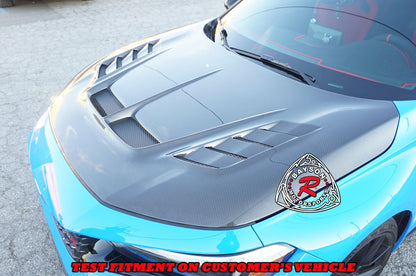VR Style (Carbon Fiber) Hood For 2023-2025 Honda Civic Type R (FL5)