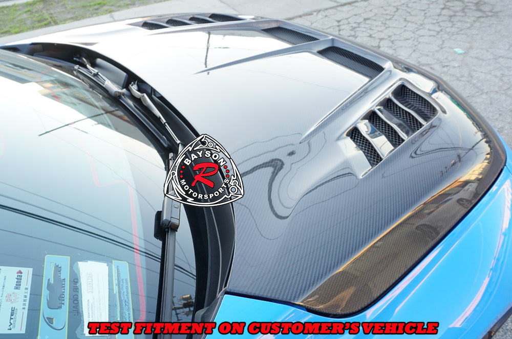 VR Style (Carbon Fiber) Hood For 2023-2025 Honda Civic Type R (FL5)