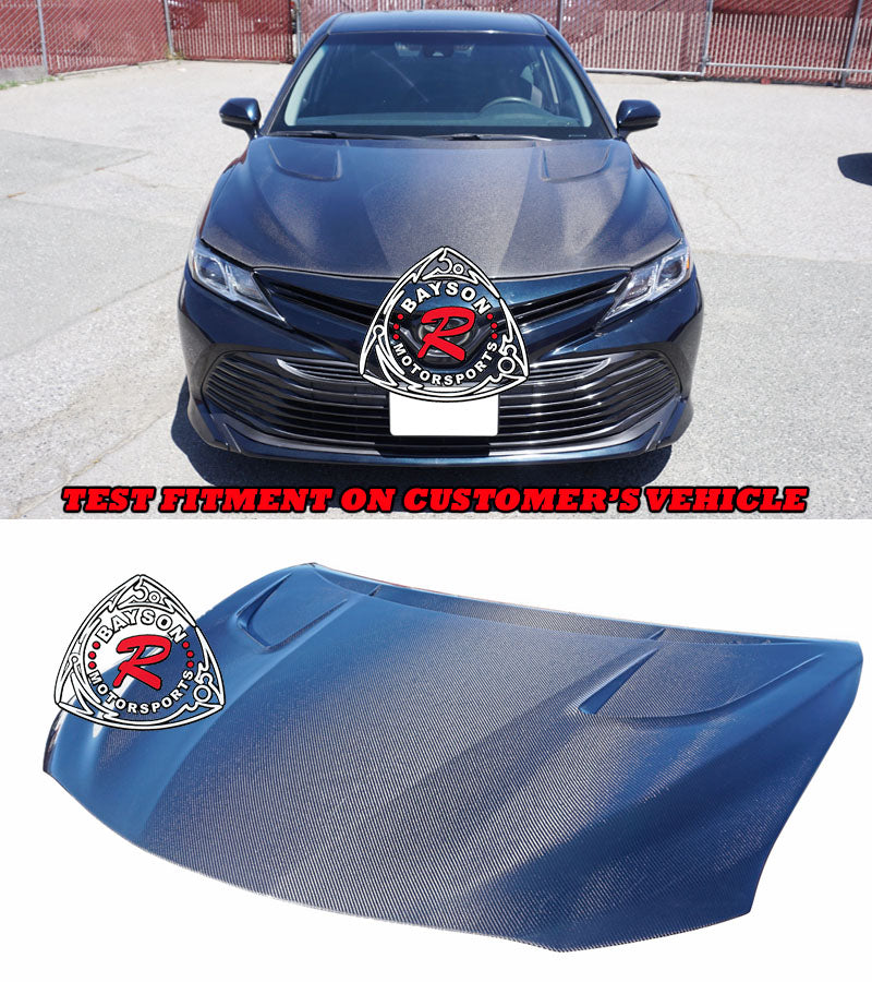ZR Style (Carbon Fiber) Hood For 2018-2024 Toyota Camry