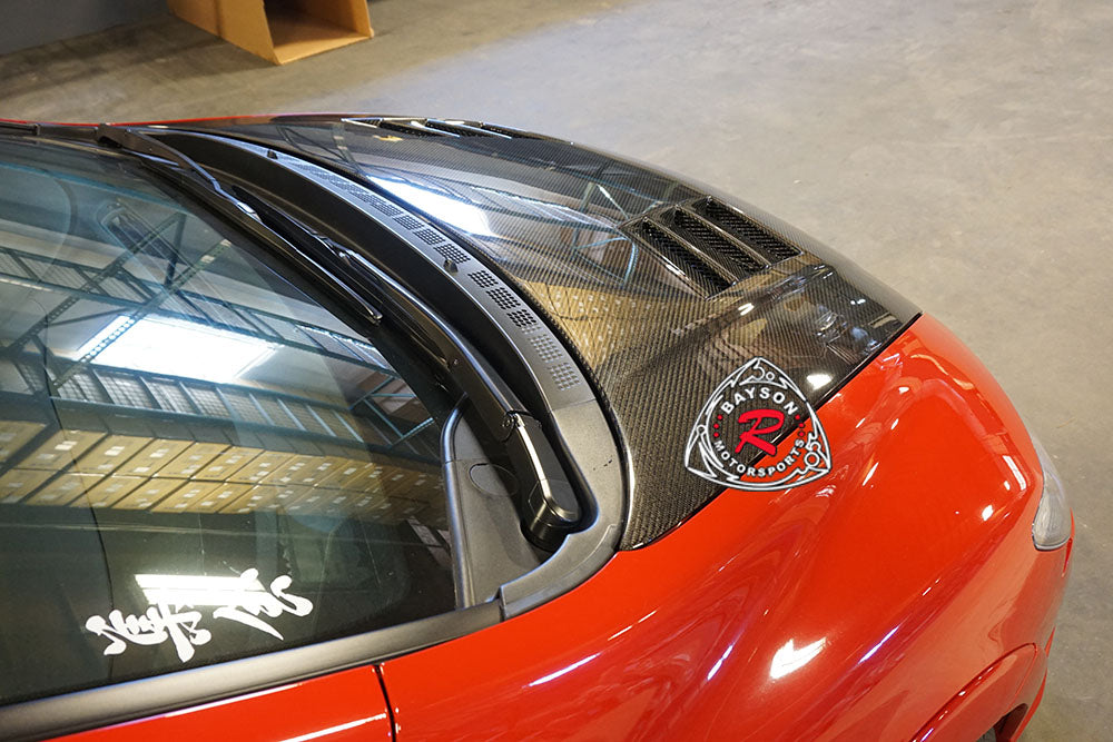 JS Style (Carbon Fiber) Hood For 2006-2011 Honda Civic (JDM Spec 4Dr Sedan)