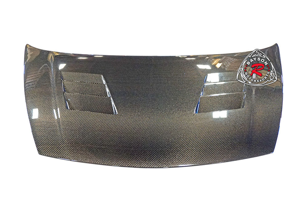 JS Style (Carbon Fiber) Hood For 2006-2011 Honda Civic (JDM Spec 4Dr Sedan)
