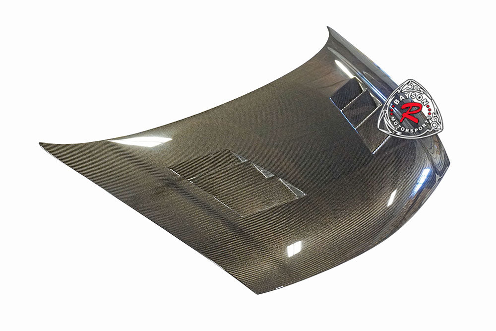 JS Style (Carbon Fiber) Hood For 2006-2011 Honda Civic (JDM Spec 4Dr Sedan)
