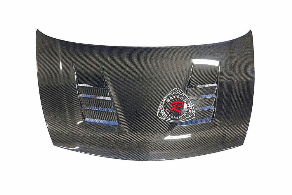MU Style (Carbon Fiber) Hood For 2006-2011 Honda Civic (JDM Spec 4Dr Sedan)