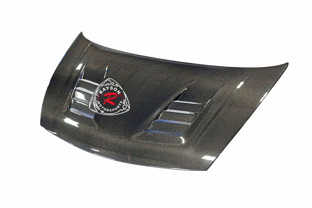 MU Style (Carbon Fiber) Hood For 2006-2011 Honda Civic (JDM Spec 4Dr Sedan)