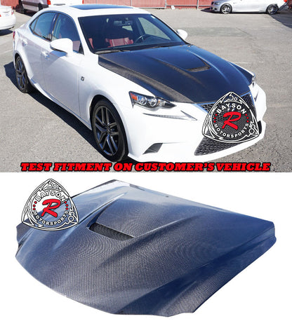 ZR Style (Carbon Fiber) Hood For 2014-2021 Lexus IS (Excluding IS-C/IS-F)