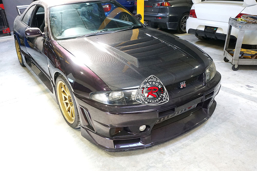 Z-Tune Style (Carbon Fiber) Hood For 1995-1998 Nissan GTR (R33)