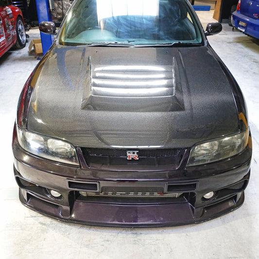 Z-Tune Style (Carbon Fiber) Hood For 1995-1998 Nissan GTR (R33)