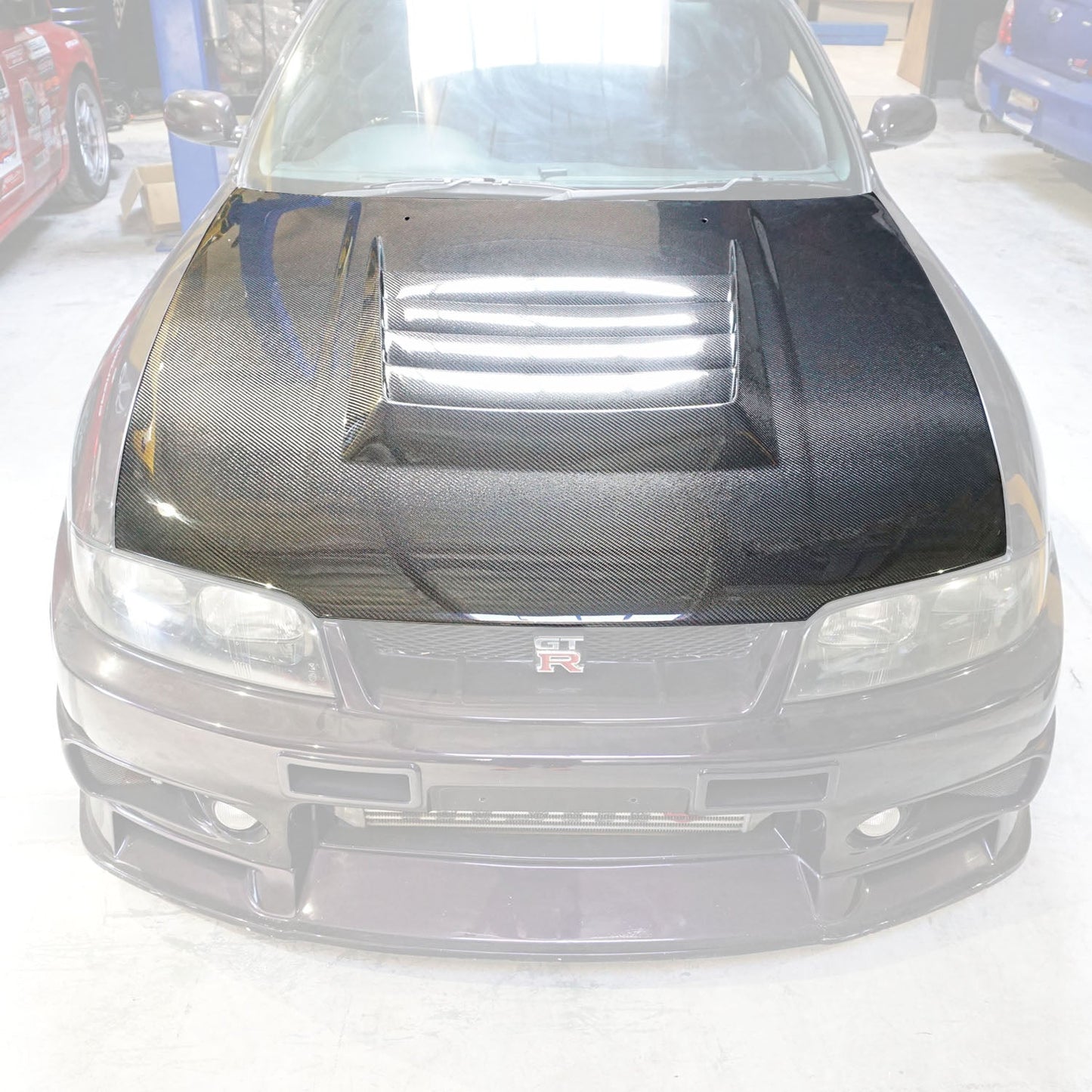 Z-Tune Style (Carbon Fiber) Hood For 1995-1998 Nissan GTR (R33)