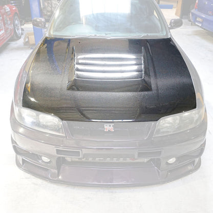 Z-Tune Style (Carbon Fiber) Hood For 1995-1998 Nissan GTR (R33)