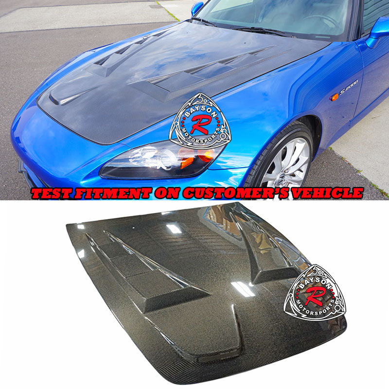 MU Style (Carbon Fiber) Hood For 2000-2009 Honda S2000 (AP1/AP2)