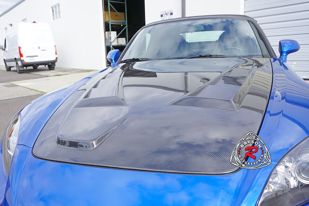 MU Style (Carbon Fiber) Hood For 2000-2009 Honda S2000 (AP1/AP2)