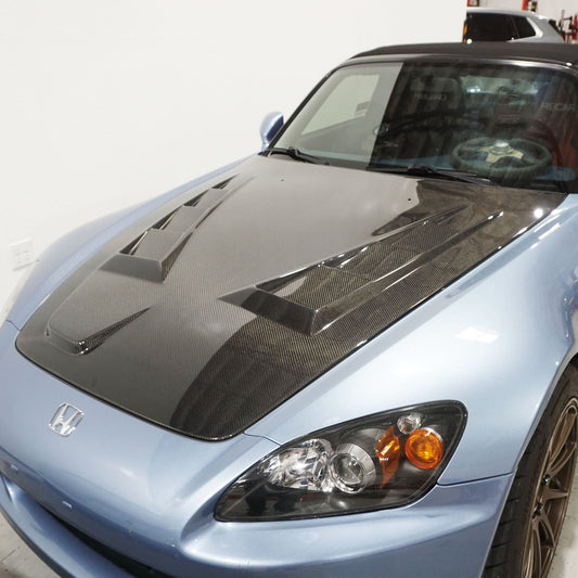 MU Style (Carbon Fiber) Hood For 2000-2009 Honda S2000 (AP1/AP2)