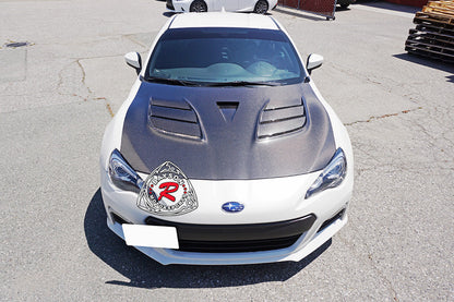 VR2 Style (Carbon Fiber) Hood For 2017-2021 Toyota 86