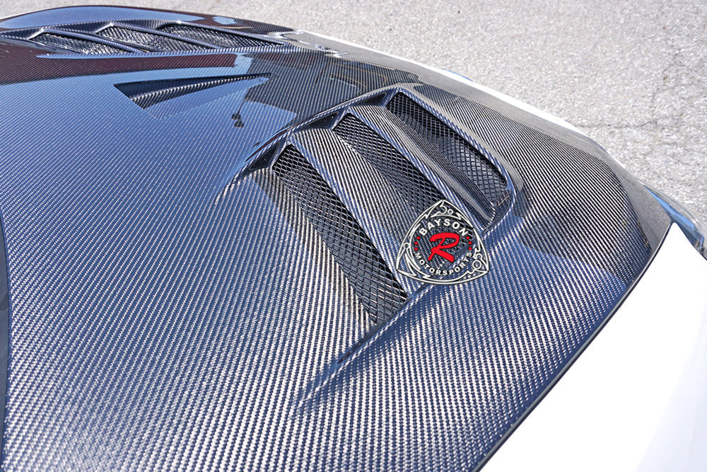 VR2 Style (Carbon Fiber) Hood For 2012-2016 Scion FR-S