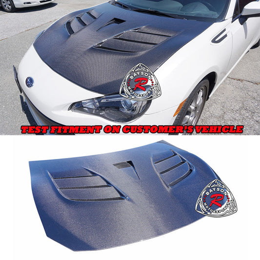 VR Style (Carbon Fiber) Hood For 2017-2021 Toyota 86