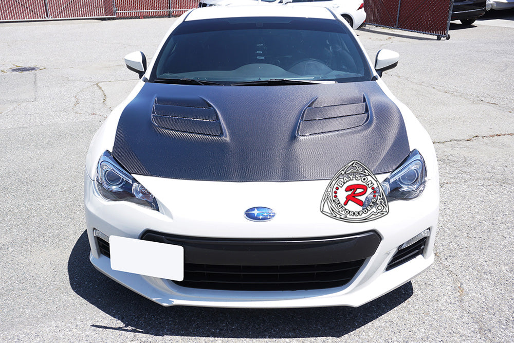 VR Style (Carbon Fiber) Hood For 2012-2021 Subaru BRZ