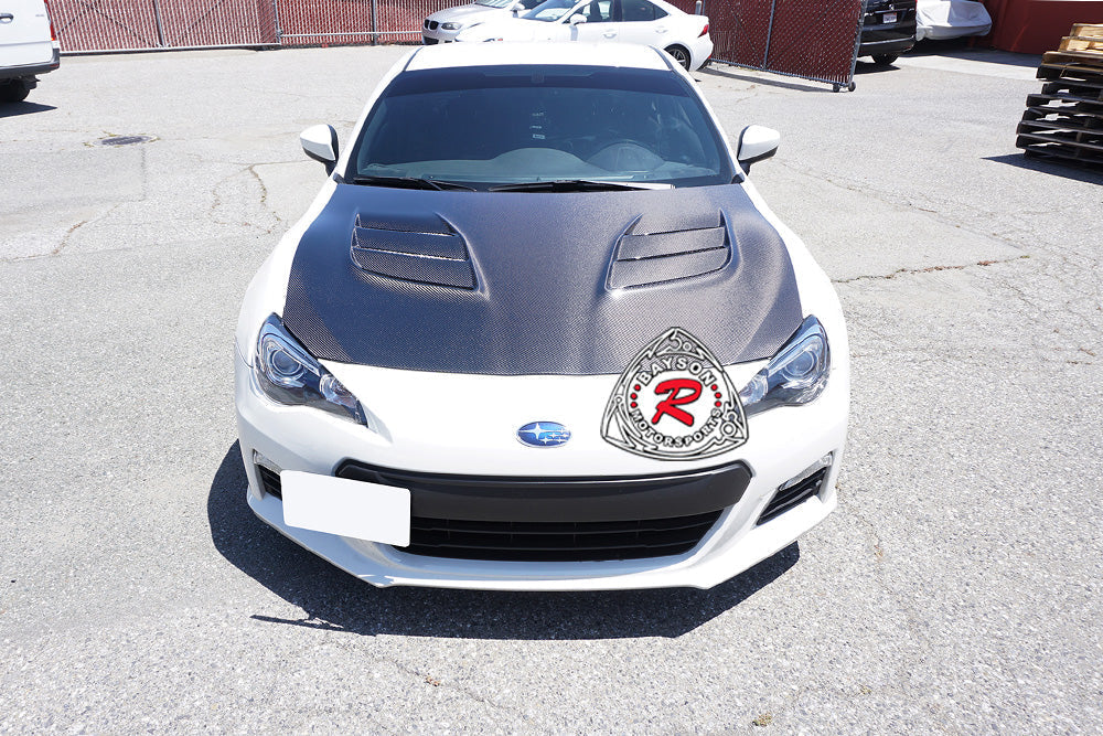 VR Style (Carbon Fiber) Hood For 2012-2016 Scion FR-S