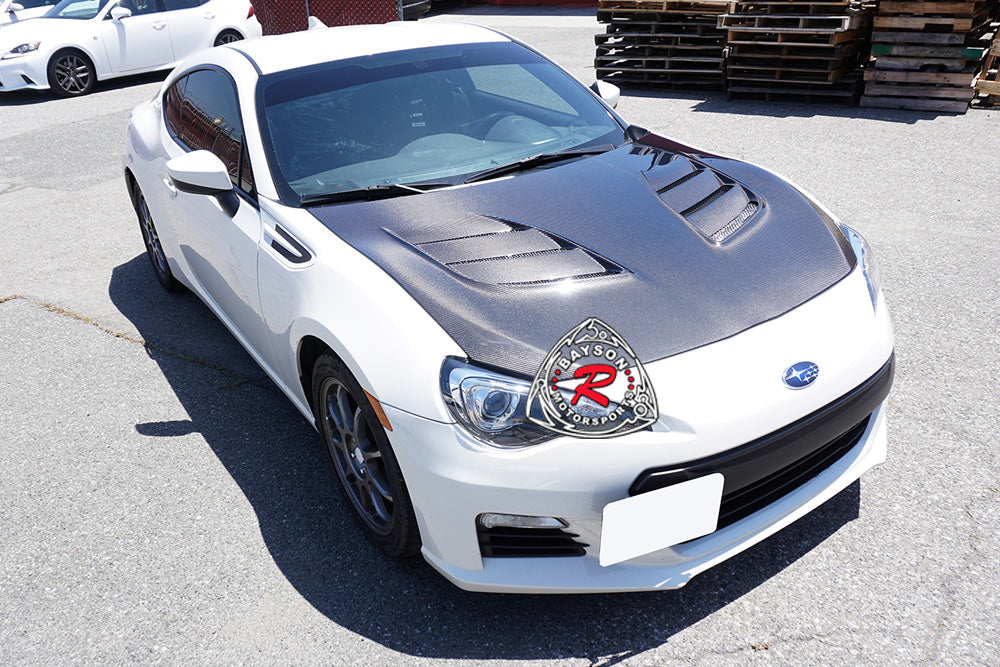 VR Style (Carbon Fiber) Hood For 2012-2021 Subaru BRZ