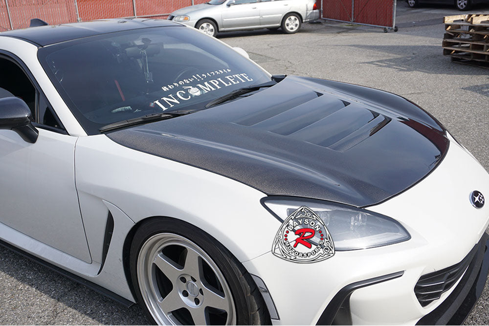 GT300 Style (Carbon Fiber) Hood For 2022-2026 Toyota GR86