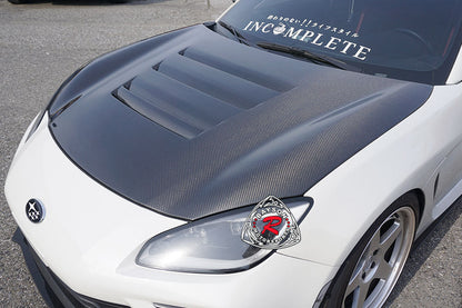 GT300 Style (Carbon Fiber) Hood For 2022-2026 Subaru BRZ
