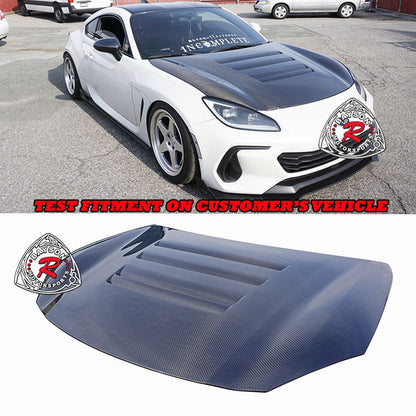 GT300 Style (Carbon Fiber) Hood For 2022-2026 Subaru BRZ