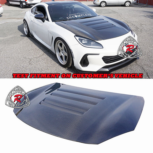 GT300 Style (Carbon Fiber) Hood For 2022-2026 Subaru BRZ