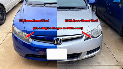 MU Style Front Grille 2006-2008 Acura CSX 4Dr Sedan (Canadian Model)