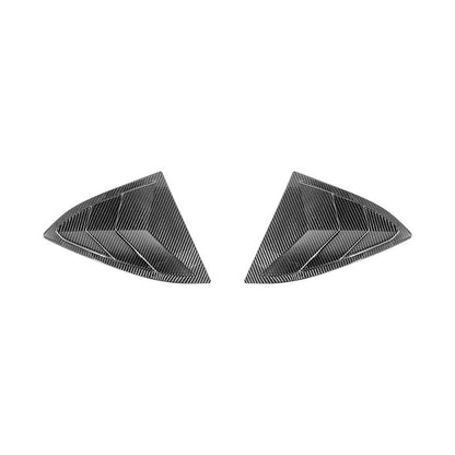 2020-Up Corvette C8 DRY Carbon Fiber Side Quarter Window Louver Sun Shade Cover