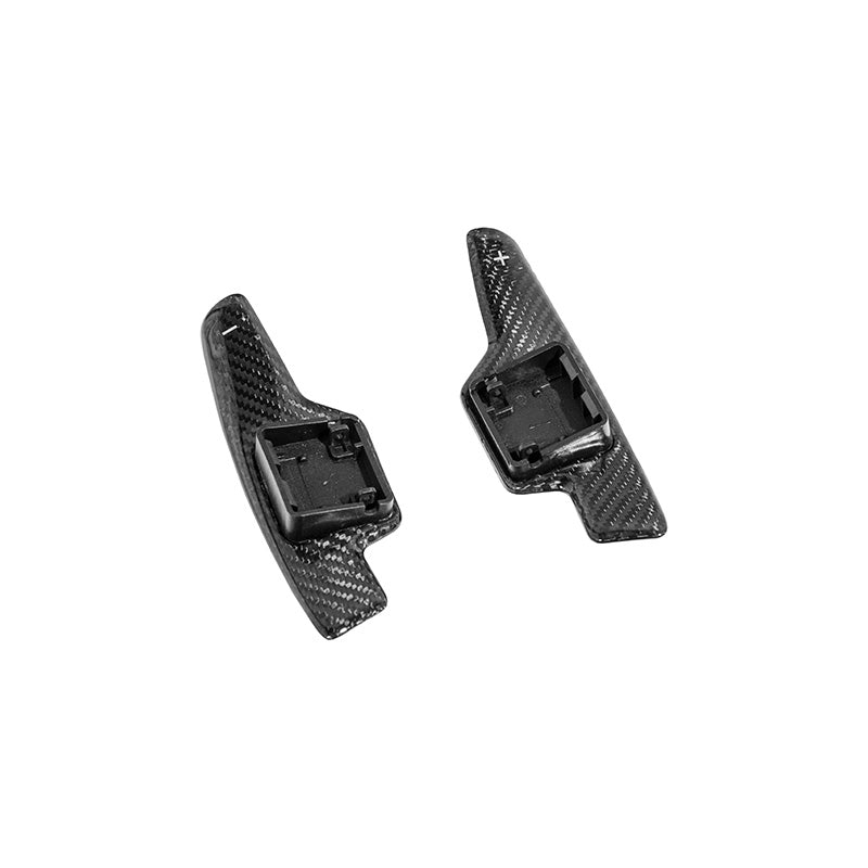 2020-Up Corvette C8 DRY CARBON FIBER Steering Wheel Paddle Shifters Replacement