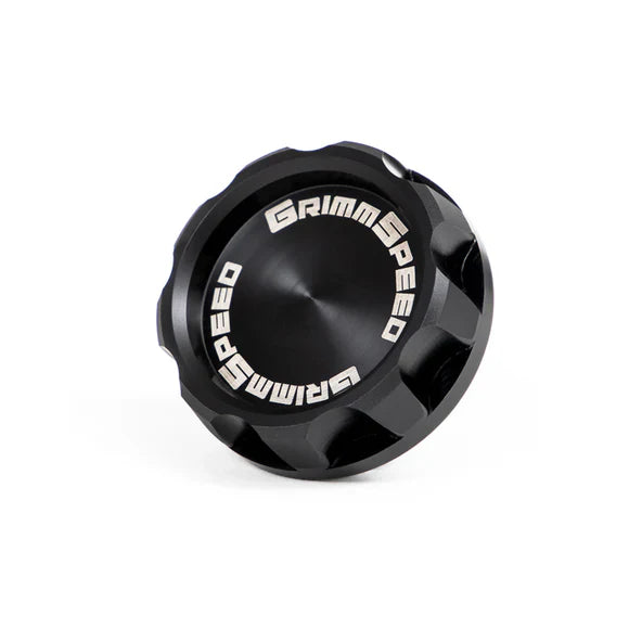 Grimmspeed Oil Cap Cool Touch Version 2 Delrin Black For Subaru All EJ/FA Engine