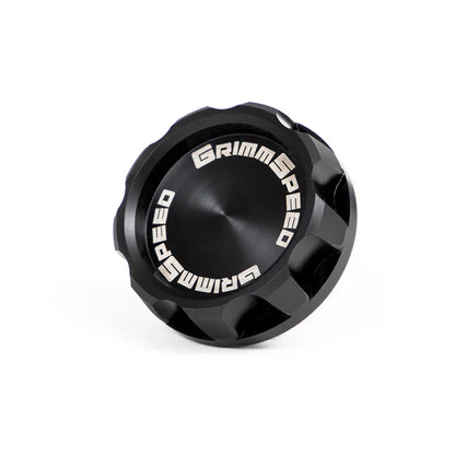 Grimmspeed Oil Cap Cool Touch Version 2 Delrin Black For Subaru All EJ/FA Engine