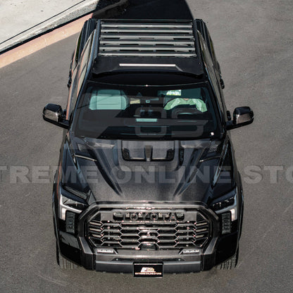 2022-Up Toyota Tundra | EOS CARBON FIBER Front Vented Hood Cover w/ Side Vent