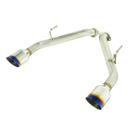 REMARK Axleback Exhaust. Infiniti Q50. Burnt Stainless Single Wall Tip
