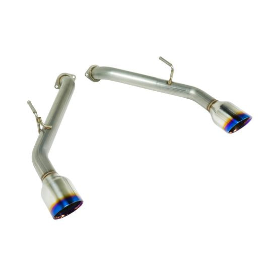 REMARK Axleback Exhaust. Infiniti Q50. Burnt Stainless Double Wall Tip