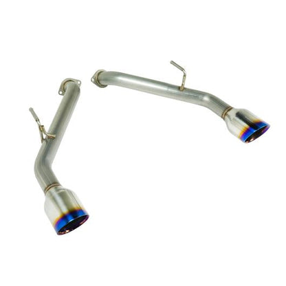 REMARK Axleback Exhaust. Infiniti Q50. Burnt Stainless Double Wall Tip