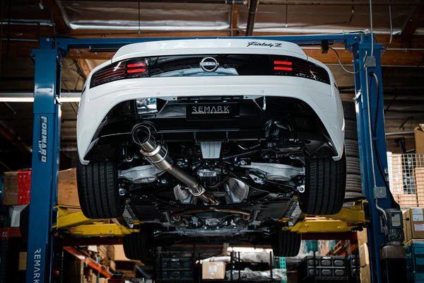 REMARK Catback Exhaust. Nissan 370Z. R1 Spec Single-Exit Stainless