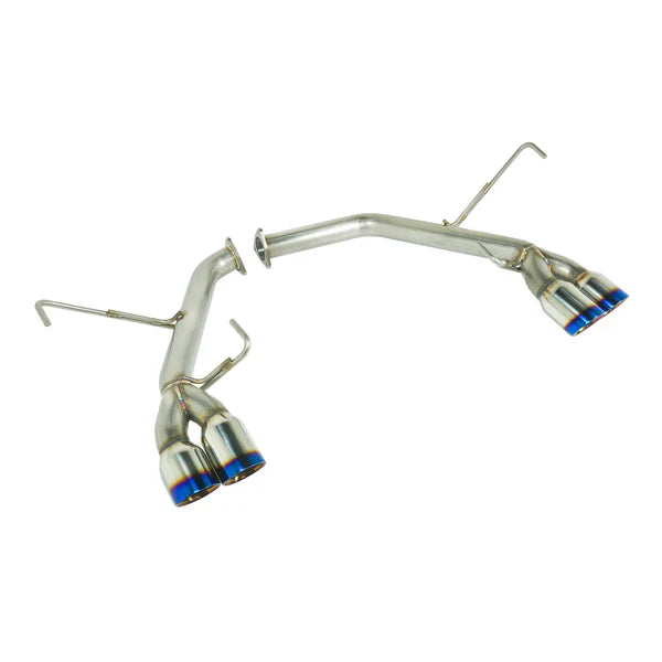 REMARK Axleback Exhaust. Subaru WRX STi VA. Burnt Stainless Double Wall Tip (SPT)