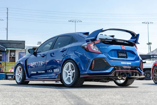 REMARK Catback Exhaust. Honda Civic Type-R (FK8) Full Titanium (Resonated)