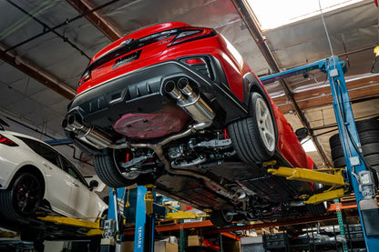 REMARK Axleback Exhaust. Subaru WRX VB 2022+. Stainless Single Wall Tip (Muffler Ver.)