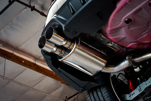 REMARK Axleback Exhaust. Subaru WRX VB 2022+. Stainless Single Wall Tip (Muffler Ver.)