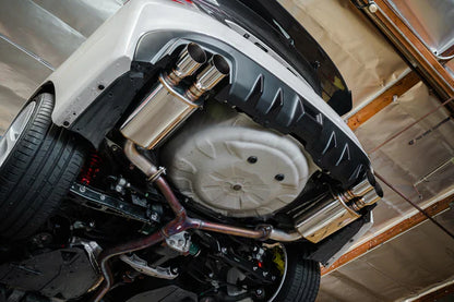 REMARK Axleback Exhaust. Subaru WRX STi VA. Stainless Single Wall Tip (Muffler Ver.)