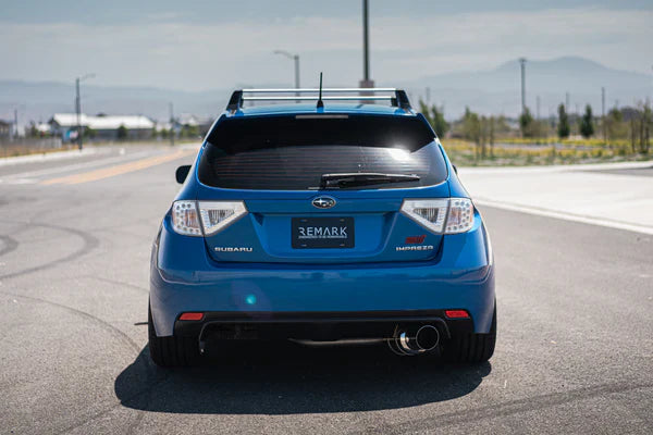 REMARK Catback Exhaust. Subaru WRX / STI GR Hatch. R1 Spec Single-Exit Stainless