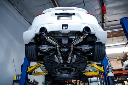 REMARK Catback Exhaust. Nissan 370Z. Burnt Stainless Double Wall Tip