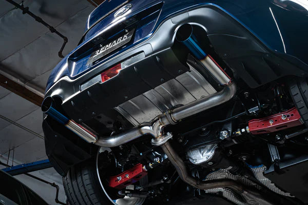 REMARK Axleback Exhaust. Toyota GR86 / Subaru BRZ. Boso Edition Stainless tip