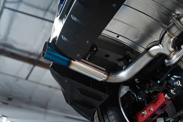 REMARK Axleback Exhaust. Toyota GR86 / Subaru BRZ. Boso Edition Burnt Stainless tip