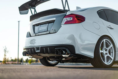 REMARK Axleback Exhaust. Subaru WRX STi VA. Stainless Single Wall Tip (Muffler Ver.)